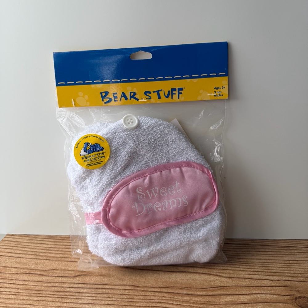 Build A Bear Workshop Clothes Mask Spa Wrap Set Hibernities Collection Brand New